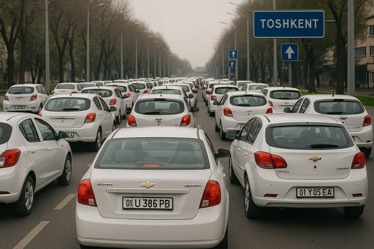 Пробки в Ташкенте