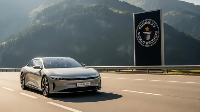 Lucid Air elektromobili dunyo rekordini o‘rnatdi