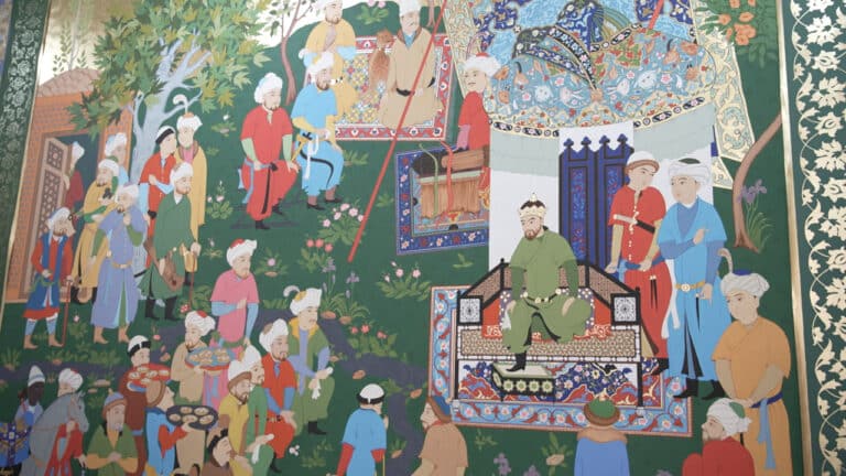 Uzbekistan Builds 52-Metre Cultural Mural