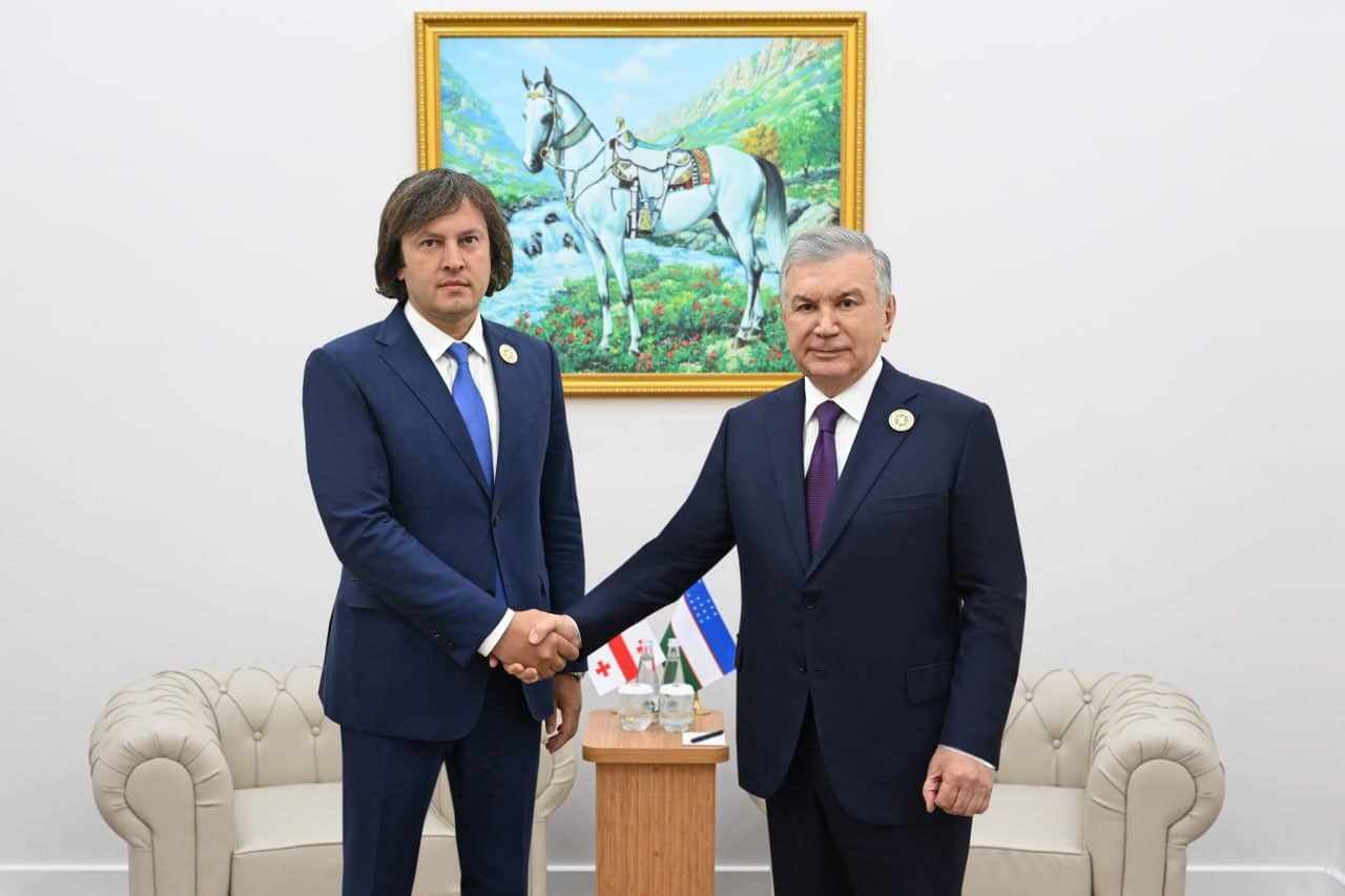 Шавкат Мирзиёев и премьер-министр Грузии