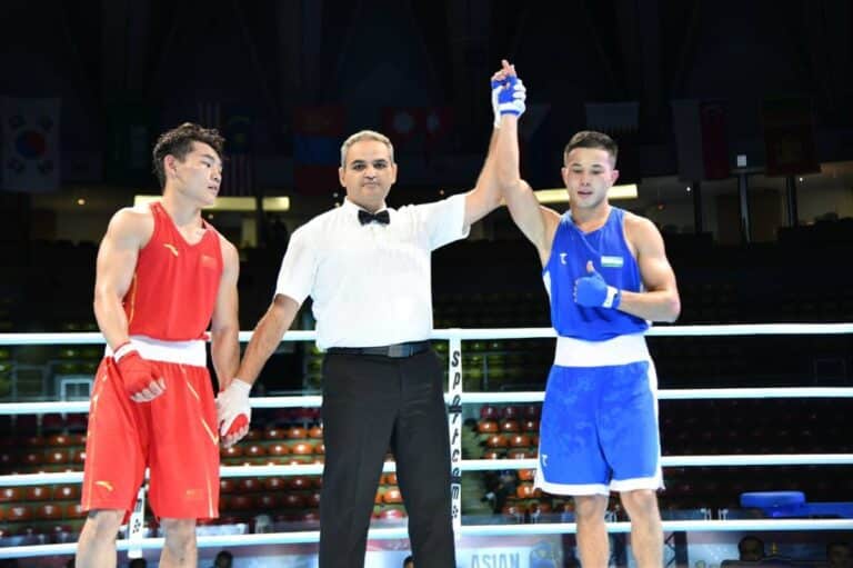 O‘zbekistonlik bokschilar Osiyo chempionatida 8 jangning barchasida g‘alaba qozondi