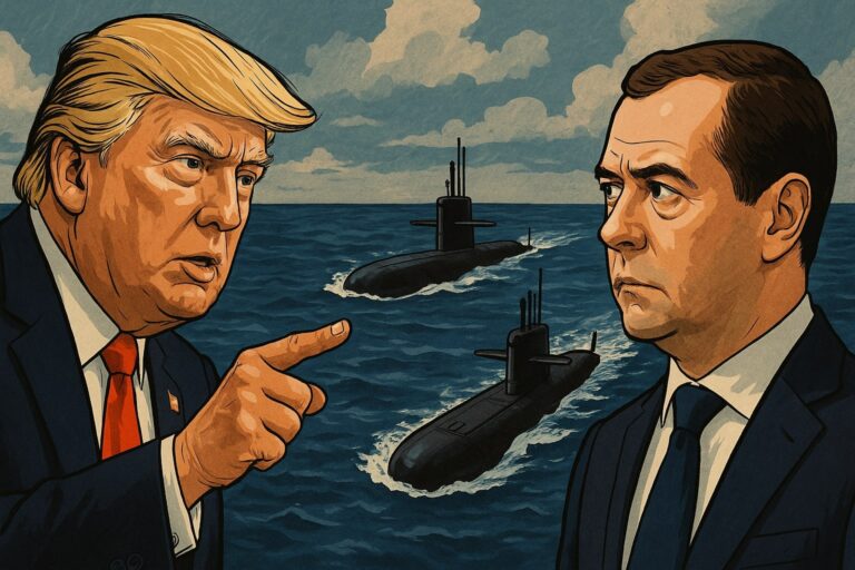 Трамп направил атомные подлодки из-за слов Медведева о «Мертвой руке»