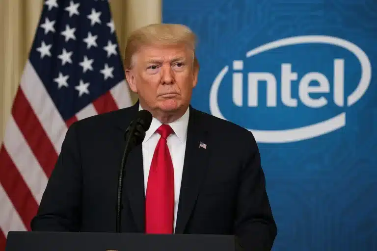 Trump Announces U.S. Government Takes 10% Stake in Intel