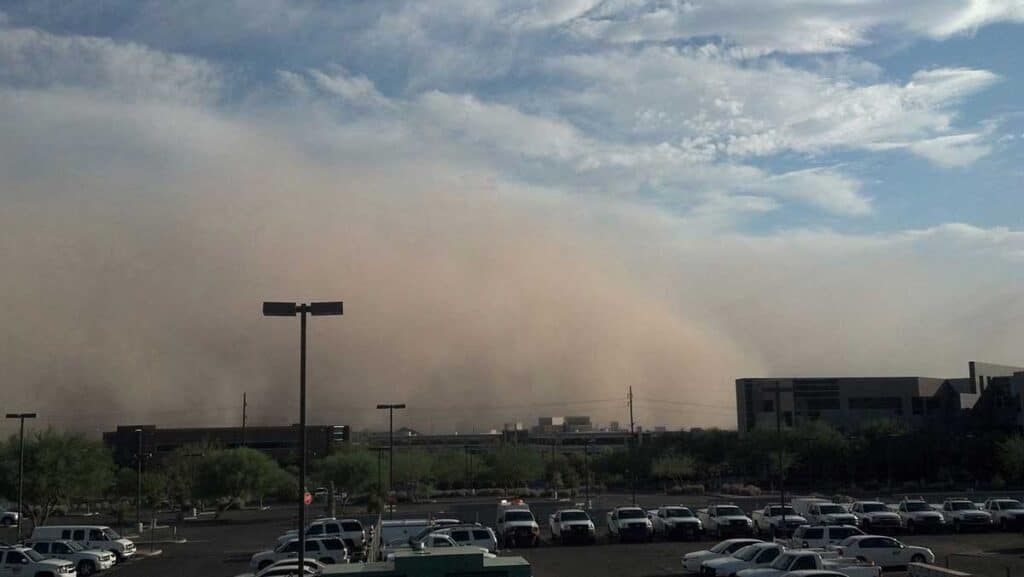 dusty winds