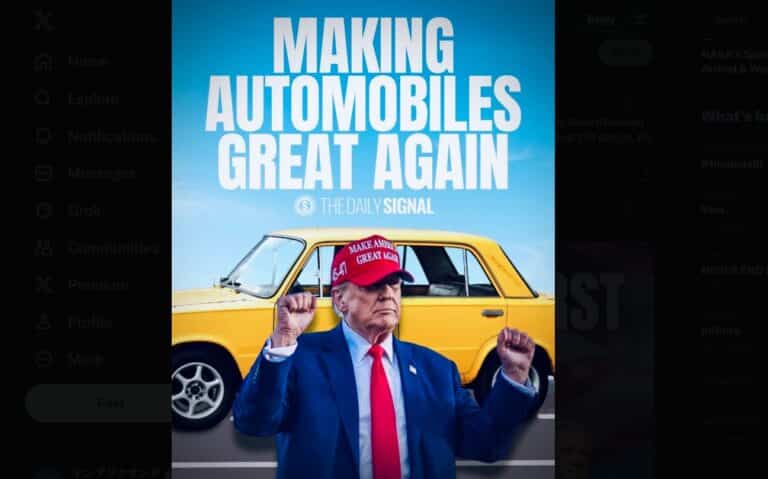 Республиканцы выставили Трампа с «Жигули» как символ возрождения автопрома США