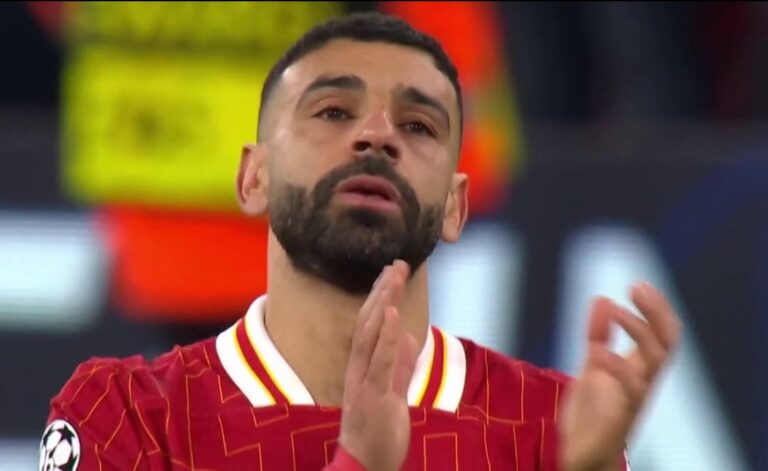 Mo Salah in Tears as Anfield Pays Tribute to Diogo Jota