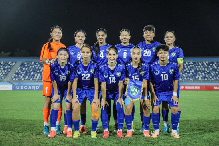 Женская сборная Узбекистана U-20 — Бахрейн 8:0 — дубль Шодиевой и мощный старт в отборе