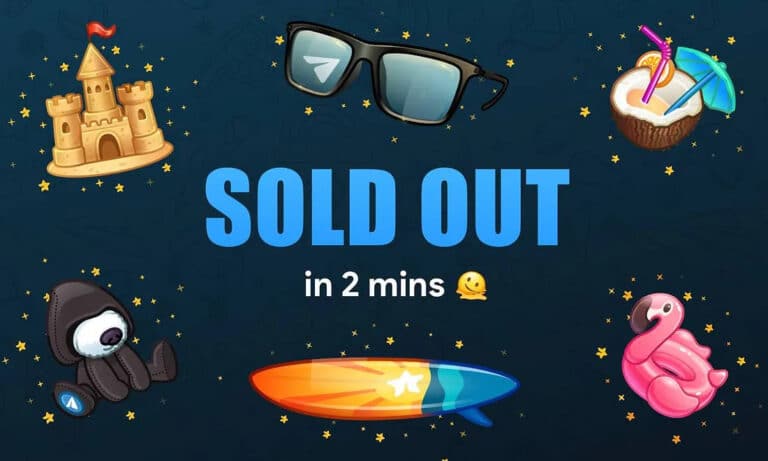 Telegram 12 yillik sovg‘alarini 3 daqiqada sotib tugatdi