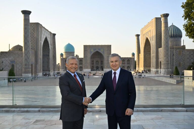 Prezident Iordaniya podshohi bilan birga Samarqandni ziyorat qildi