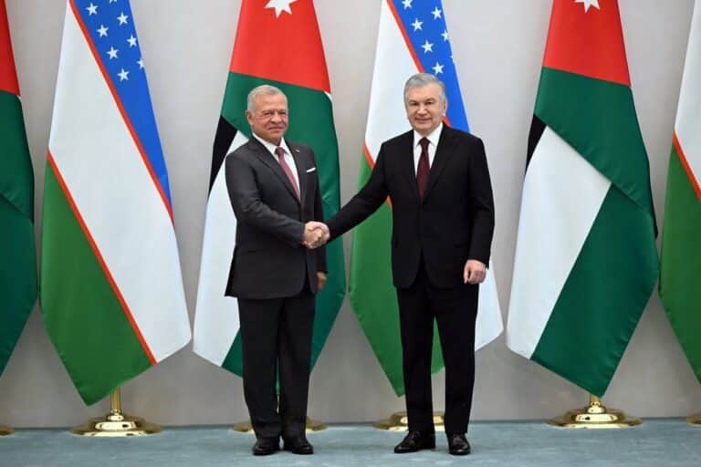 Samarqandda Iordaniya podshohi Abdulla II rasmiy kutib olindi — foto