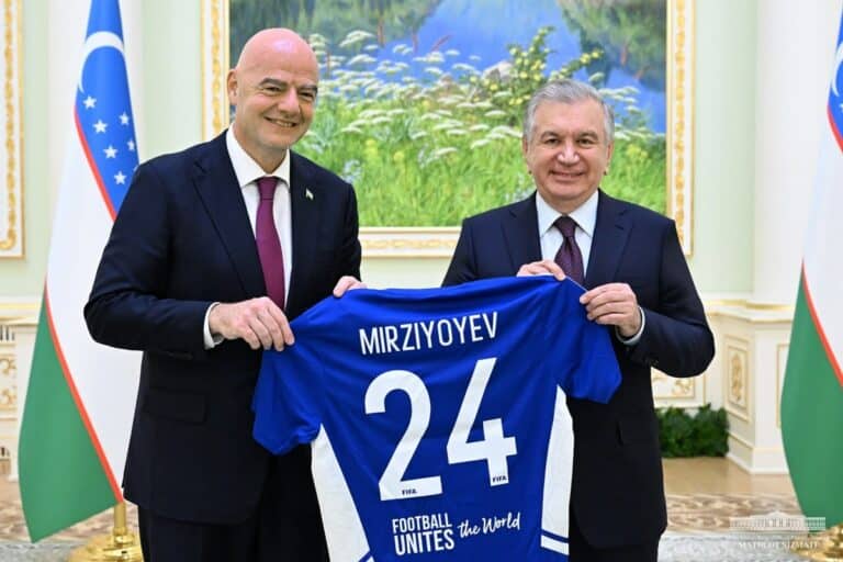 Президент ФИФА посетит Узбекистан
