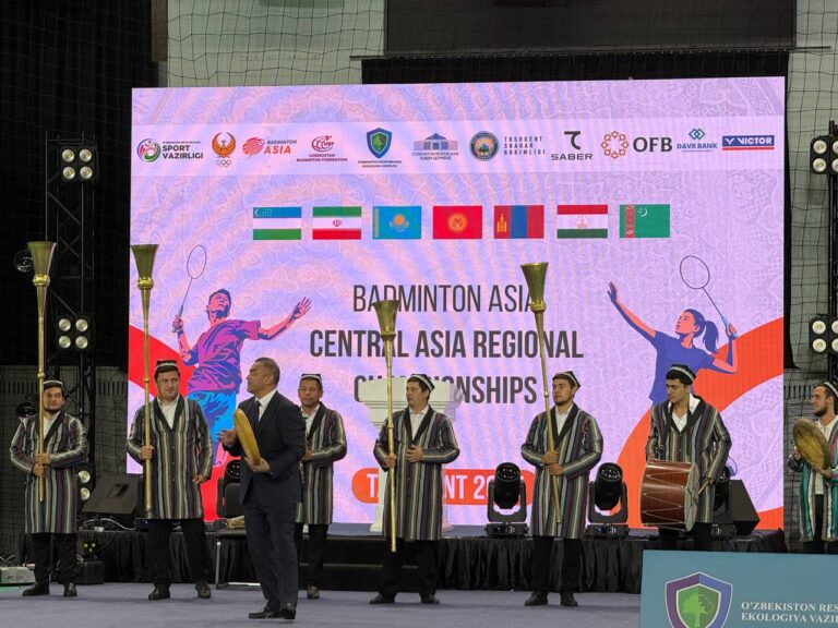 Badminton bo‘yicha Markaziy Osiyo chempionati rasmiy ochilish marosimi bo‘lib o‘tdi
