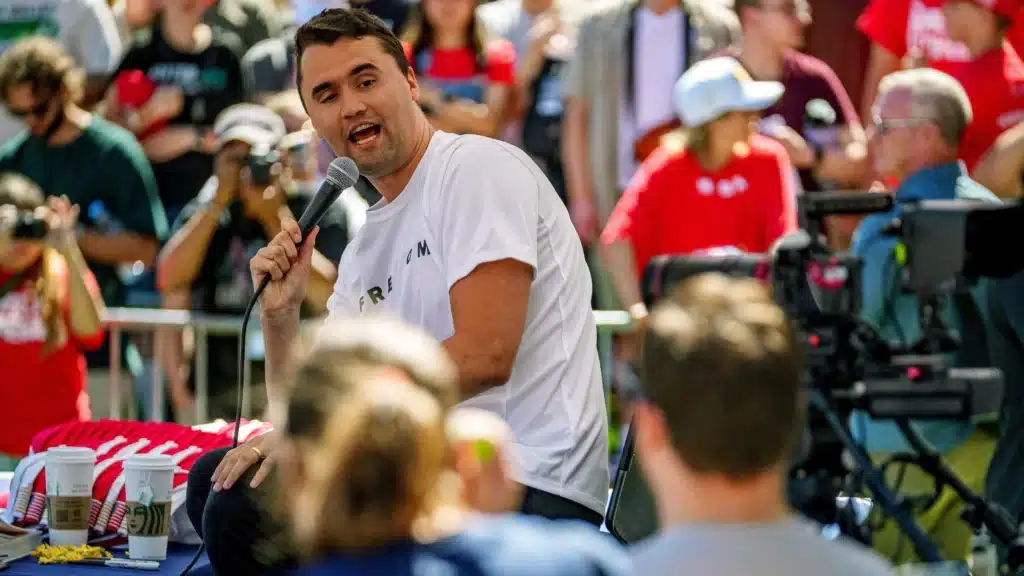 Charlie Kirk shot dead in utah