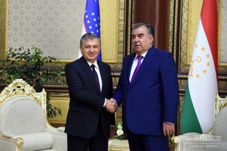 Shavkat Mirziyoyev Tojikiston prezidentini Mustaqillik kuni bilan tabrikladi