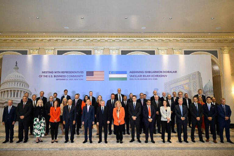 Мирзиёев — бизнесу США: лично гарантирую успешность работы в Узбекистане