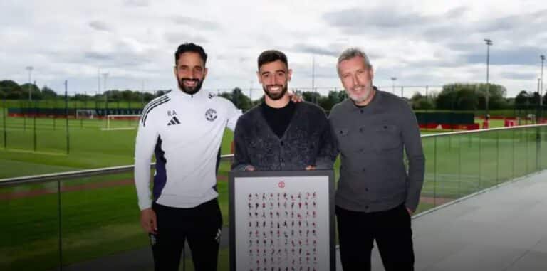 Bruno Fernandes Honoured After Scoring 100th Goal for Manchester United