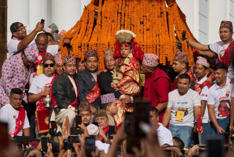 Nepal Crowns Two-Year-Old as New Living Goddess