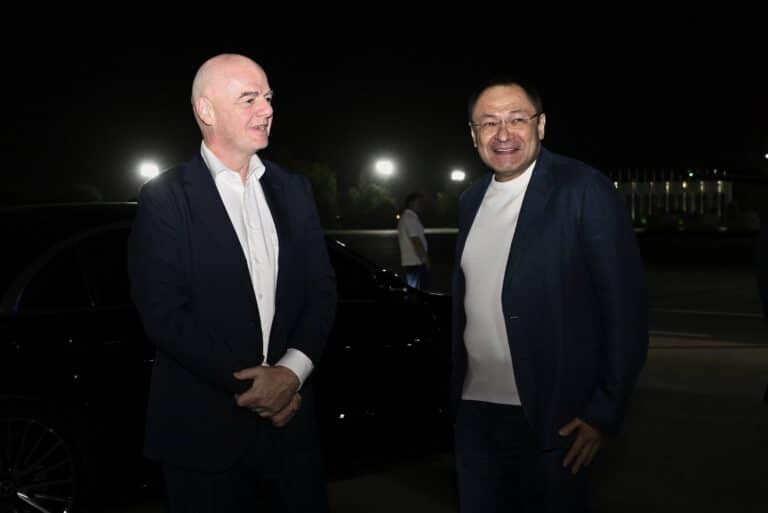 FIFA prezidenti Janni Infantino Toshkentga yetib keldi — foto