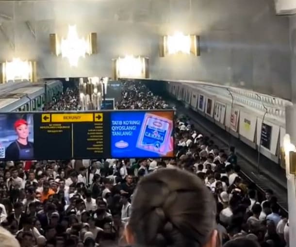 Beruniy metrosidagi talabalarning «megaprobka»siga izoh berildi