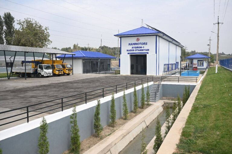 Ikki yil ichida Namangandagi barcha nasos stansiyalari yangilanadi