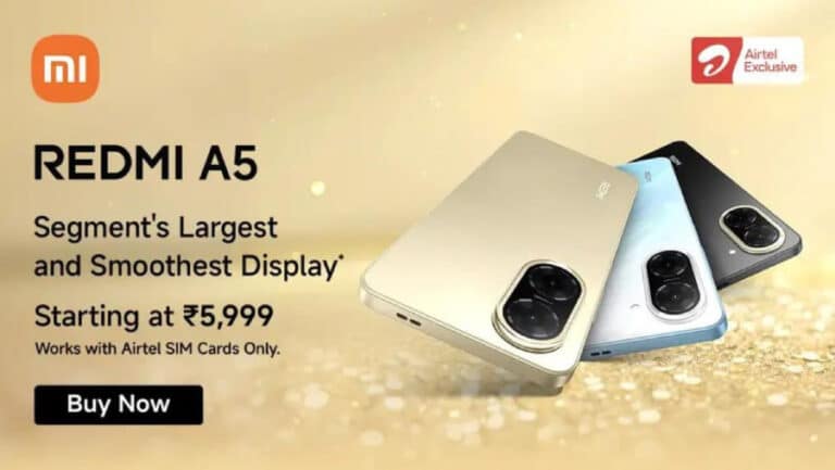 67 dollarlik Redmi A5 Airtel Exclusive Edition smartfoni taqdim etildi