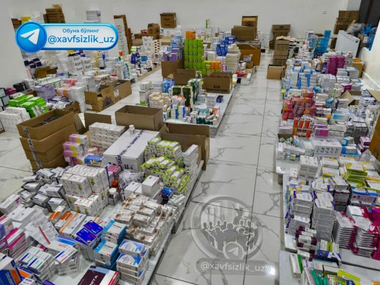 Namanganda 15 mlrd so‘mlik sifatsiz dori vositalari savdosiga chek qo‘yildi