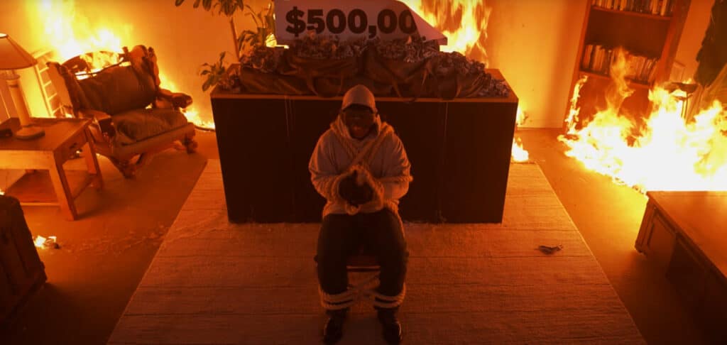 MrBeast fire challenge