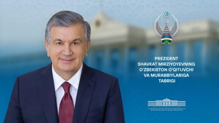 Prezident o‘qituvchi va murabbiylarni bayram bilan tabrikladi