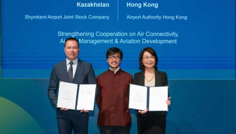 Hong Kong Expands Aviation Links with Central Asia