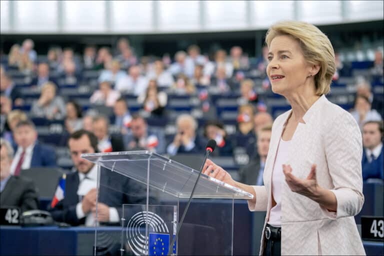 Von der Leyen Fends Off Twin No-Confidence Votes in European Parliament