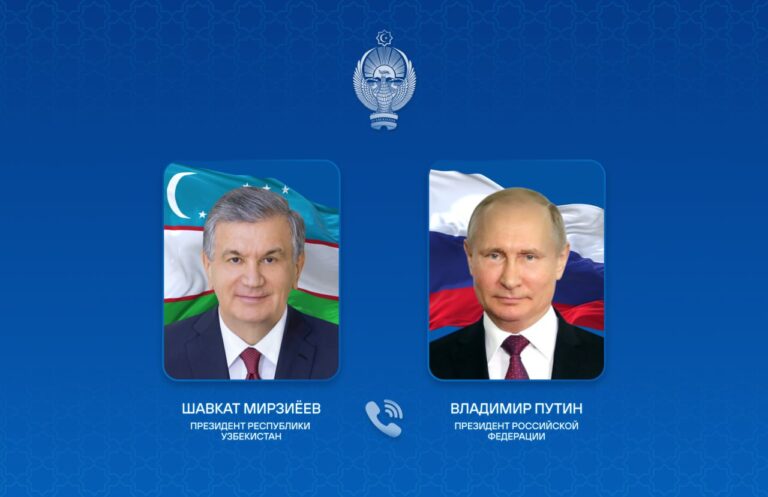 Мирзиёев поздравил Путина с днем рождения