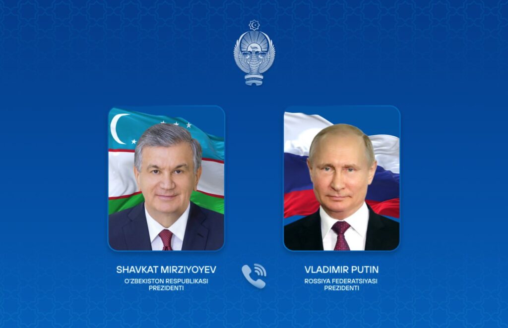 Shavkat Mirziyoyev Vladimir Putinni tug‘ilgan kuni bilan tabrikladi