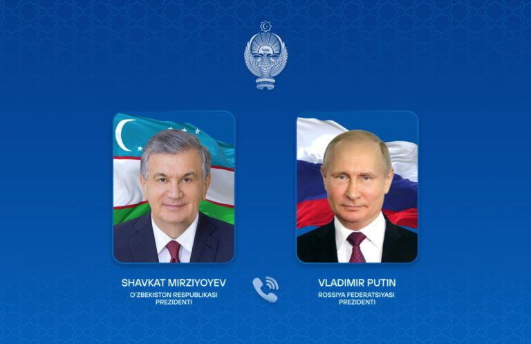 Shavkat Mirziyoyev Vladimir Putinni tug‘ilgan kuni bilan tabrikladi