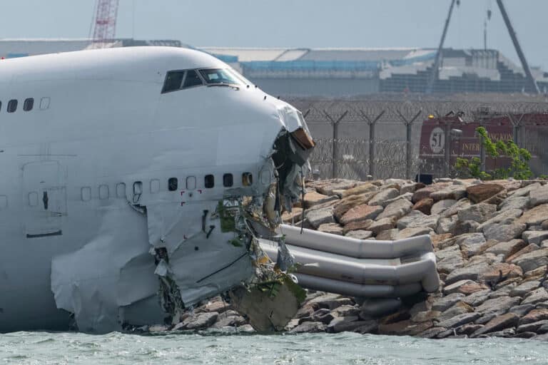 Two Dead After Cargo Plane Crashes Into Sea at Hong Kong Airport