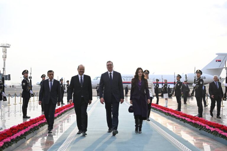 Serbian President Vucic Arrives in Uzbekistan for Official Talks and UNESCO Conference