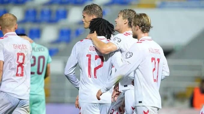 Дания разгромила Беларусь в отборе чемпионата мира