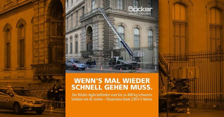 Böcker Turns Louvre Heist Into Marketing Moment