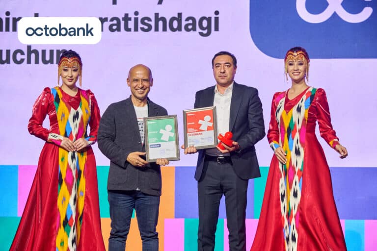 Octobank получил награду TAF!25 за лидерство в цифровых решениях для онлайн-бизнеса