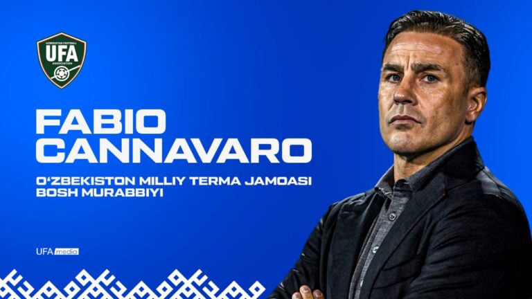 Fabio Kannavaro rasman Oʻzbekiston milliy terma jamoasi bosh murabbiyi bo‘ldi