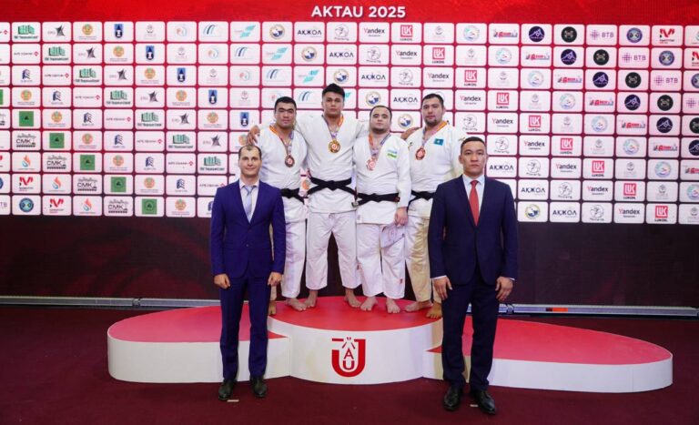 Узбекистан занял первое место на турнире Aktau Asian Judo Open 2025