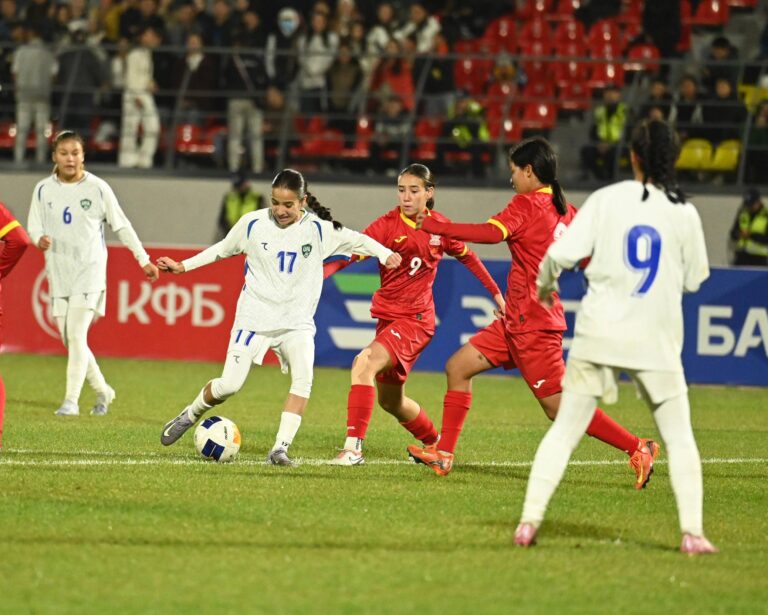 O‘zbekiston U-17 ayollar terma jamoasi Osiyo kubogi saralash bosqichida Qirg‘iziston yoshlariga mag‘lub bo‘ldi