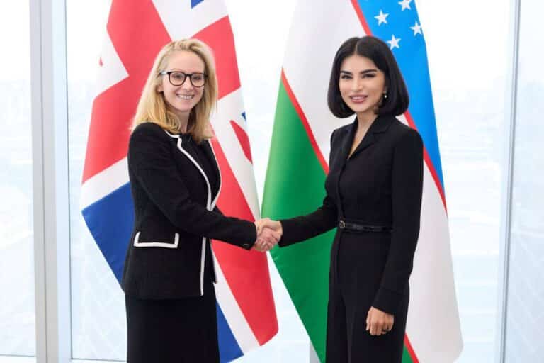 Saida Mirziyoyeva Buyuk Britaniya G‘aznachiligi iqtisodiy kotibi bilan uchrashdi