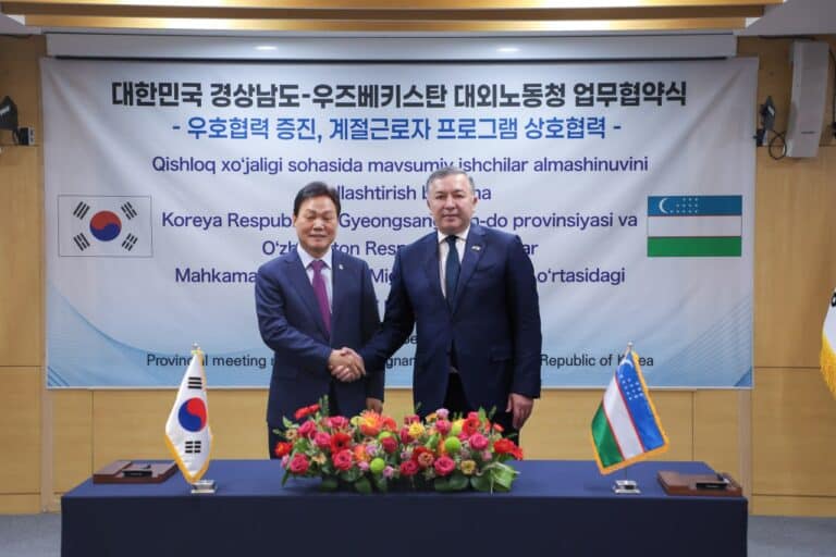 Koreyada o‘zbekistonliklar uchun mavsumiy ish dasturi qayta tiklandi