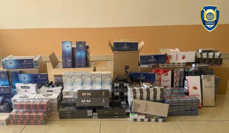 Norin tumanida 3 mingdan ortiq aksiz markasiz tamaki mahsuloti musodara qilindi