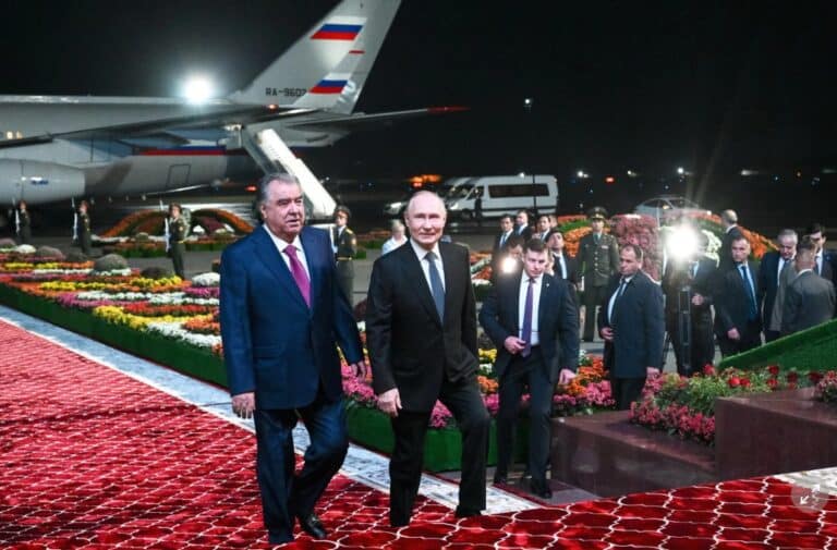 Putin Begins State Visit in Tajikistan, to Meet Central Asian Leaders