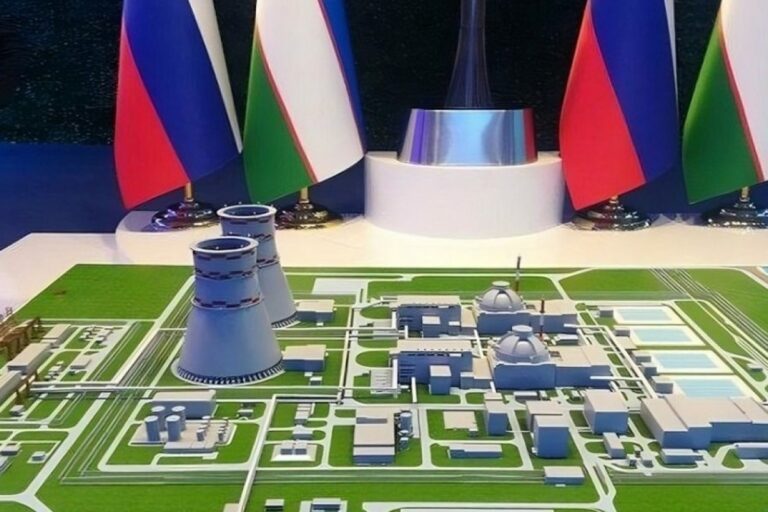 Началась выемка грунта под реактор АЭС малой мощности в Джизакской области