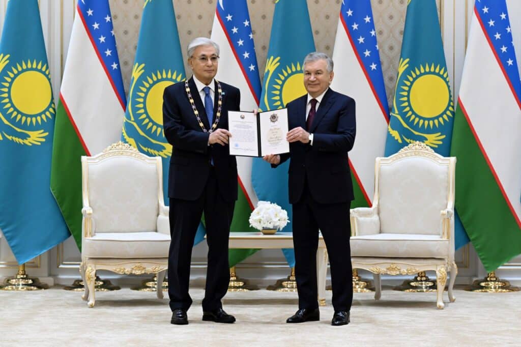 Ko‘ksaroyda Qasim-Jomart Toqayevga «Oliy Darajali Do‘stlik» ordeni topshirildi