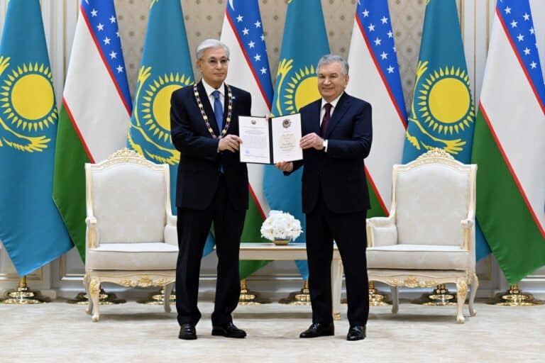 Ko‘ksaroyda Qasim-Jomart Toqayevga «Oliy Darajali Do‘stlik» ordeni topshirildi
