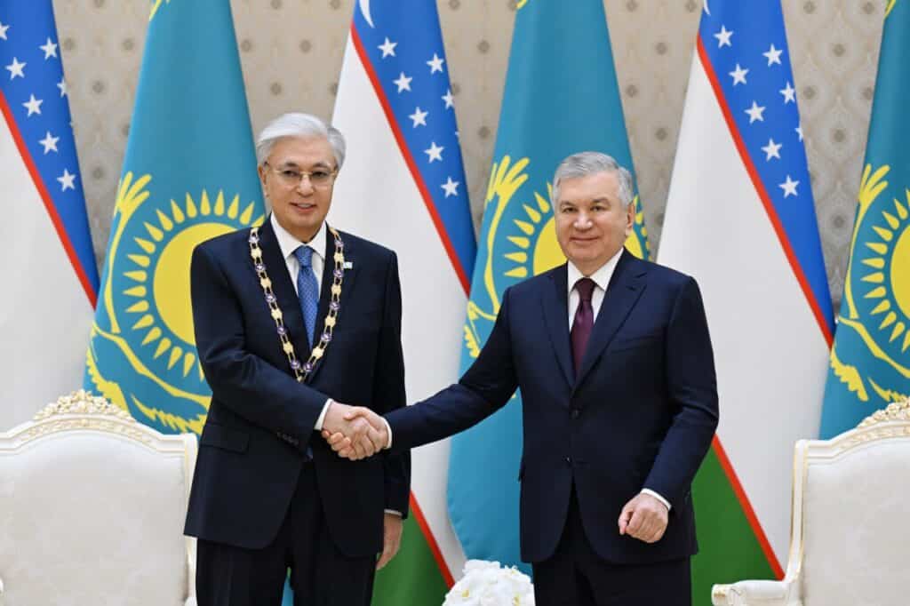 Мирзиёев и Токаев