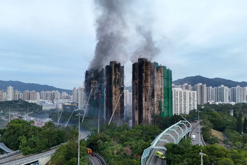 Death Toll Rises to 94 in Hong Kong Wang Fuk Court Apartment Fire